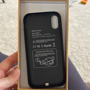 Battery Case for Cell Phone - Black